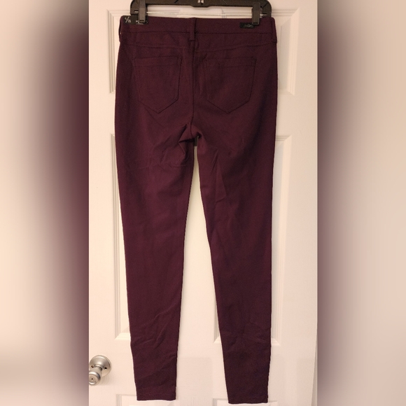 Liverpool New Skinny Ponte Knit Stretch pant in Aubergine - Picture 6 of 16
